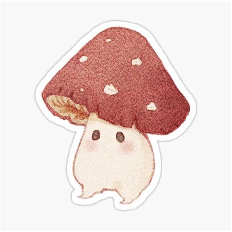 Cute Mushroom Stickers for Sale | Mushroom drawing, Mushroom art, Cute ...