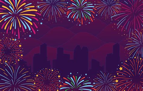 New Year Firework Party Background 4307478 Vector Art at Vecteezy