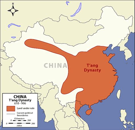 Tang Dynasty Map - The Art of Asia - History and Maps