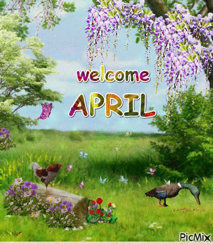 6351545_cd61e.gif (437×500) April April, Hello April, Born In April ...