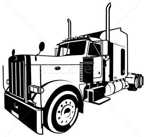 Peterbilt Truck Vector at GetDrawings | Free download