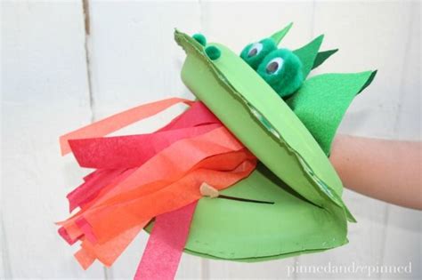 paper plate dragon puppet | Puppets for kids, Chinese new year ...