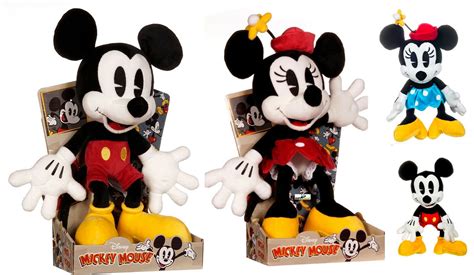 Mickey Mouse Minnie Mouse Plush 90th Anniversary Limited Edition Disney ...