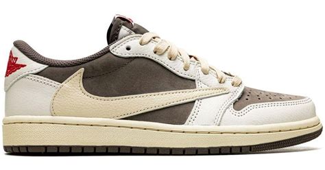 Nike Leather X Travis Scott Air 1 Low Og Sneakers in Brown for Men ...