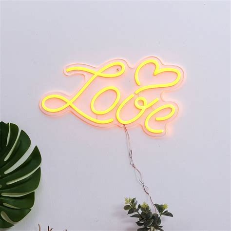 LOVE neon sign | Neon signs, Neon, Love neon sign