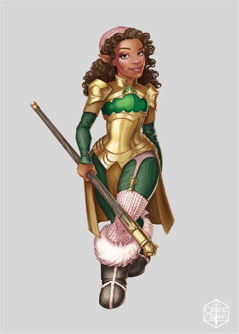 Critical Role on Twitter: "🎨 NEW CHARACTER ART HYPE! 🖌️ Golden armor ...