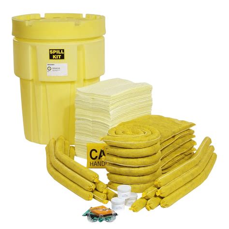 HazMat Spill Kit, 30-Gallon Overpack for Chemical Spill Response ...