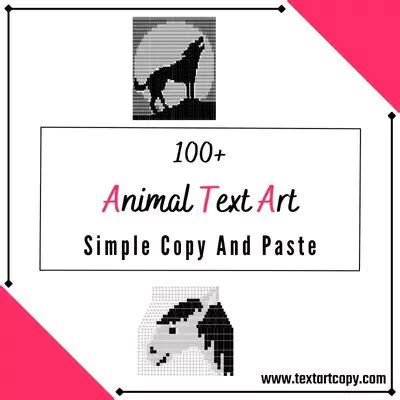 100+ Animal Text Art Copy And Paste