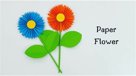 How To Make Paper Flowers Easy For Kids | Best Flower Site