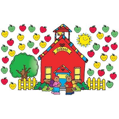 DJ Inkers Bulletin Board Sets, Schoolhouse | Quill.com