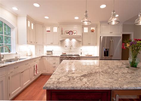 White Spring Granite - MSI White Granite Countertops