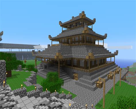 The Minecraft Castle: Amazing Chinese Minecraft Castle Pagoda