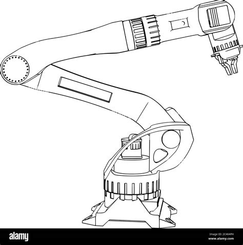 sketch robotic arm vector Stock Vector Image & Art - Alamy