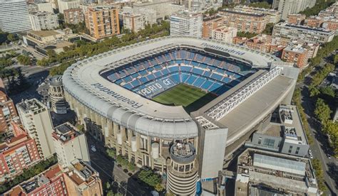 El Santiago Bernabéu se convierte en un enorme centro logístico de ...