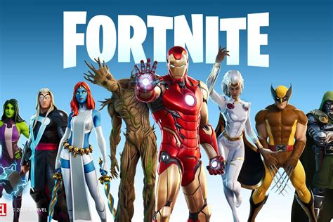 All Fortnite Marvel Skins, Listed