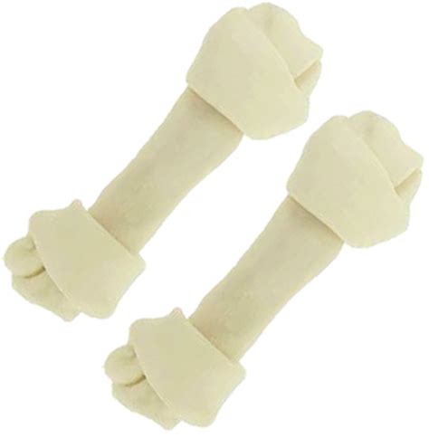 Dog Rawhide Bones for Large Dogs - 2 Pack