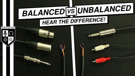 Balanced vs Unbalanced Audio | Do Balanced Cables Sound Better? - YouTube