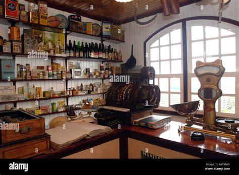 Interior of the Falkland Islands Museum, Holdfast Road, Stanley ...