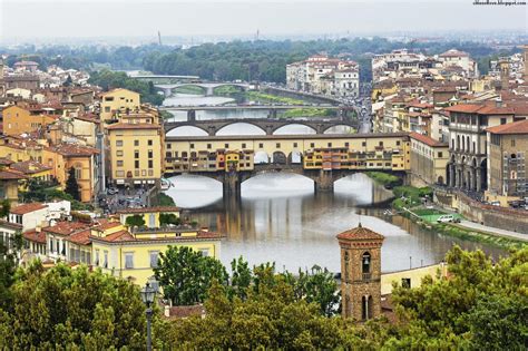 Florence Ponte Vecchio Beautiful Italian Old Bridge Arno River Italy Hd ...