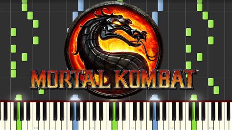 Mortal Kombat - MAIN THEME - Piano Tutorial (Synthesia) - YouTube