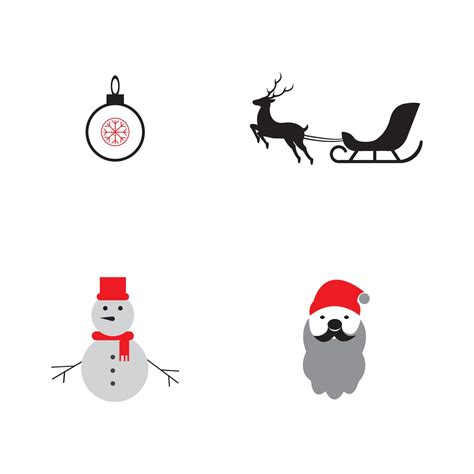 Christmas logo vector 5894421 Vector Art at Vecteezy