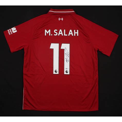 Mohamed Salah Signed Liverpool F.C. Jersey (Beckett COA) | Pristine Auction