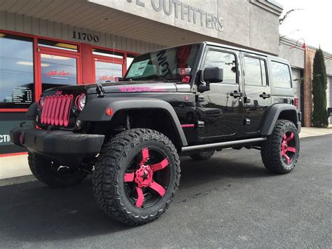 Pink Jeep Wrangler Accessories