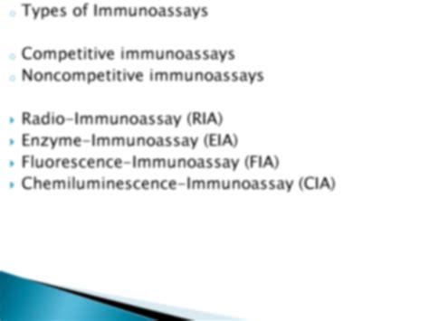 SOLUTION: Applications and types of immunoassay - Studypool