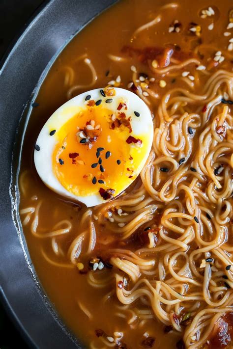 Spicy Vegetarian Ramen Recipe - Peas and Crayons