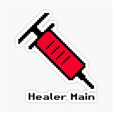 "Pixel Healer Video Game Symbol" Sticker for Sale by F3nnecF0x5 | Redbubble