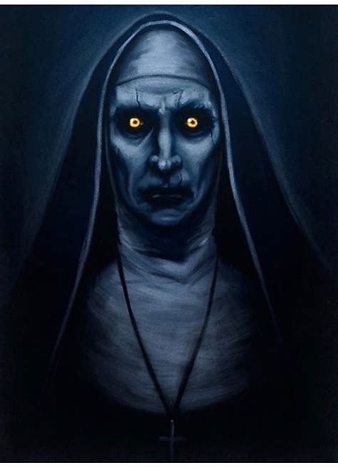 The Nun | Horror art scary, Scary paintings, Horror art