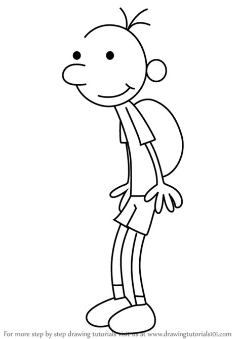 How to Draw Gregory Heffley from Diary of a Wimpy Kid (Diary of a Wimpy ...