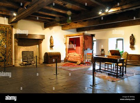 Vianden castle interior, Luxembourg Stock Photo - Alamy