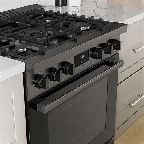 Bosch 800 Series 3.7 Cu. Ft. Freestanding Gas Convection Range with 5 ...