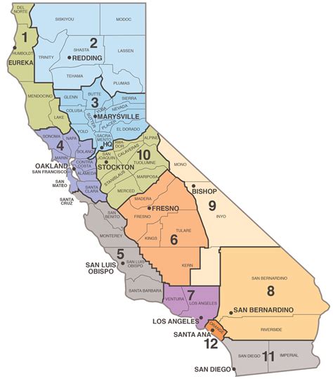 Caltrans Zone Map