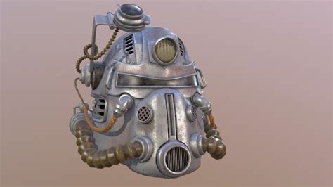 Fallout: T51b Power Armor Helmet - Download Free 3D model by Cryostatic ...