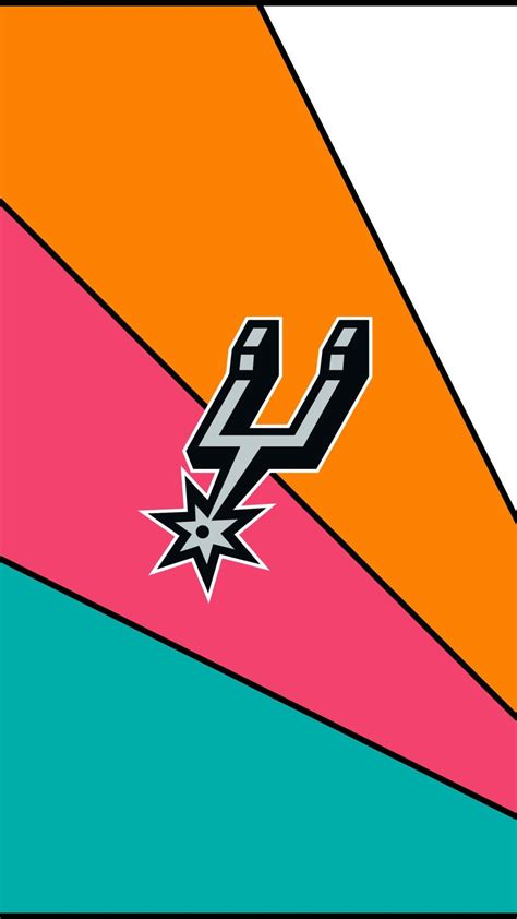 San Antonio Spurs fiesta colors background in 2023 | San antonio spurs ...