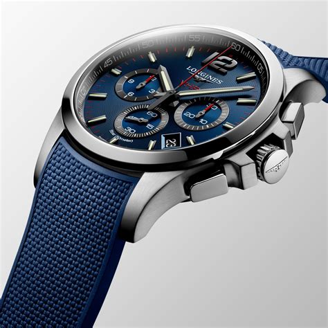 Longines Watch Conquest VHP Chrono Mens L3.717.4.96.9 Watch | Jura Watches