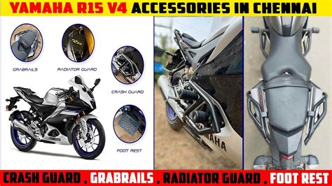 yamaha r15 v4 accessories tamil || Yamaha R15 V4 accessories in Chennai ...