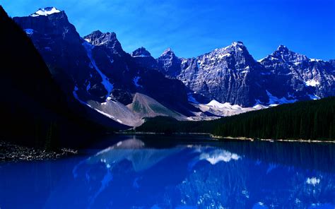 mountain, Blue, Lake Wallpapers HD / Desktop and Mobile Backgrounds