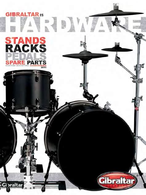 Gibraltar Hardware Catalog | Drum Kit | Tripod (Photography)