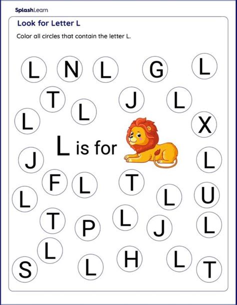 Letter L Worksheets For Kindergarten Free - Kindergarten Worksheets