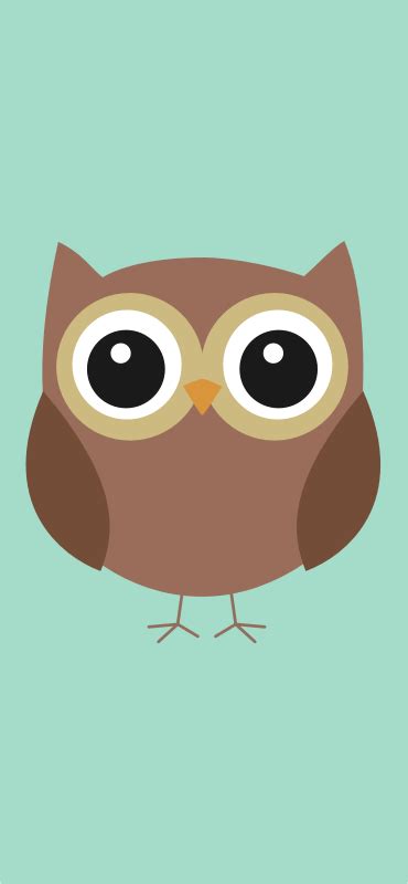 Owl - phone background - Openclipart