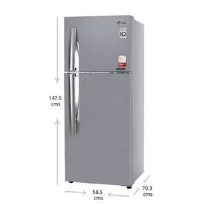 Buy LG 260 L 2 Star Inverter Frost Free Double Door Refrigerator(GL ...