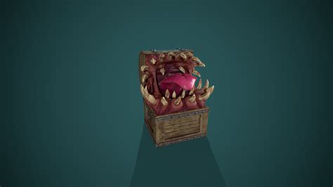 Mimic chest | CGTrader