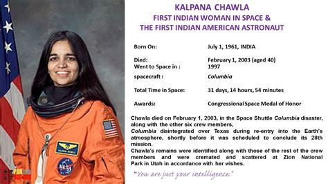 KALPANA CHAWLA - Fun with science