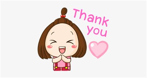 Cute Little Girl Sticker Messages Sticker-0 - Cute Thank You Stickers ...