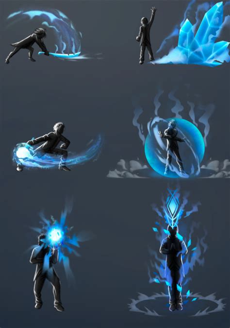 ArtStation - VFX ice spells concept