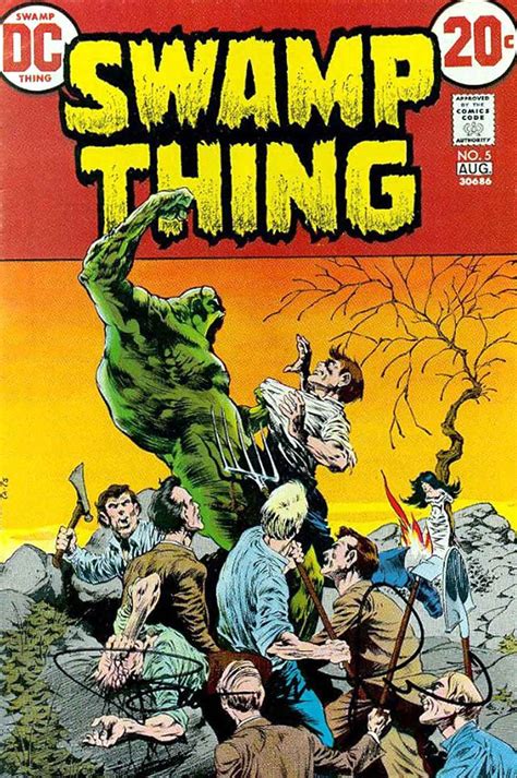 Swamp Thing #5 - Bernie Wrightson art & cover (Top 10) - Pencil Ink