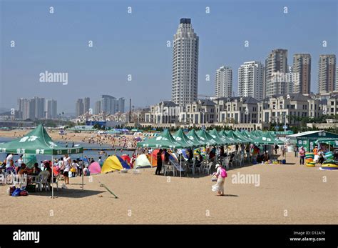 Xinghai Beach Dalian Liaoning China Stock Photo - Alamy